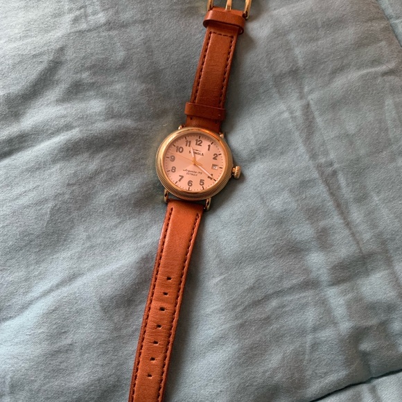 Shinola Brown Leather Strap Watch main image 4